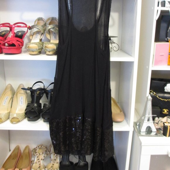 Lerario Beatriz Designer Black top with sequin - Picture 4 of 6